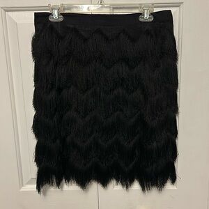 VINCE CAMUTO sz 10 faux fur shag Skirt EUC B1313